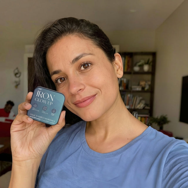 Sarah K. with OYO Iron Glow Up Strips
